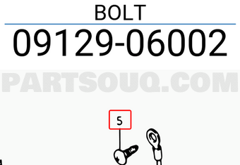 Suzuki 0912906002 BOLT