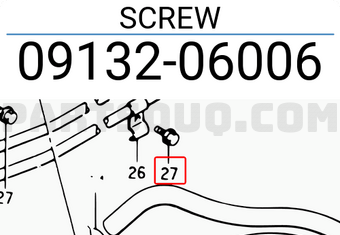 Suzuki 0913206006 SCREW