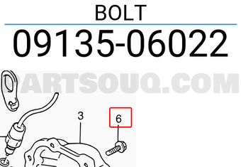 Suzuki 0913506022 BOLT