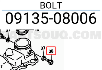 Suzuki 0913508006 BOLT