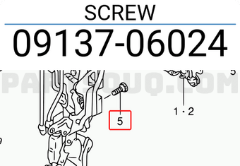 Suzuki 0913706024 SCREW