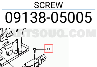 Suzuki 0913805005 SCREW