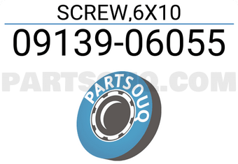 Suzuki 0913906055 SCREW,6X10
