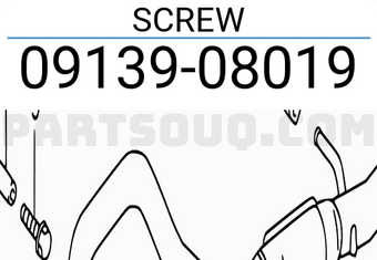 Suzuki 0913908019 SCREW