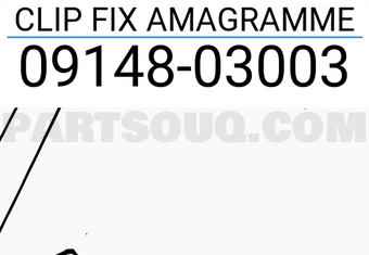 Suzuki 0914803003 CLIP FIX AMAGRAMME