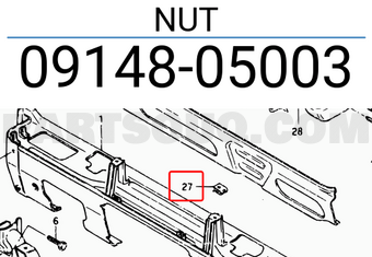 Suzuki 0914805003 NUT