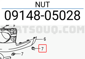 Suzuki 0914805028 NUT