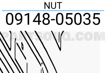 Suzuki 0914805035 NUT