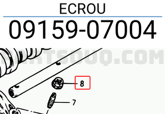 Suzuki 0915907004 ECROU