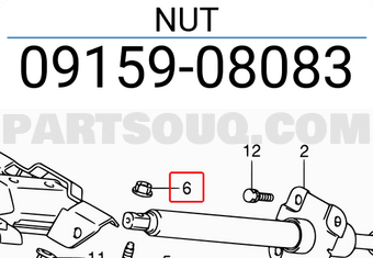Suzuki 0915908083 NUT