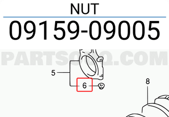 Suzuki 0915909005 NUT
