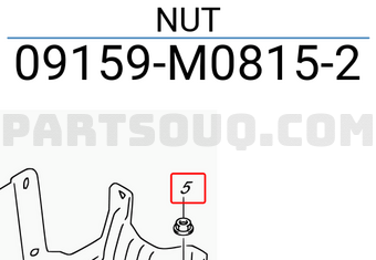 Suzuki 09159M08152 NUT