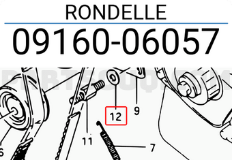 Suzuki 0916006057 RONDELLE