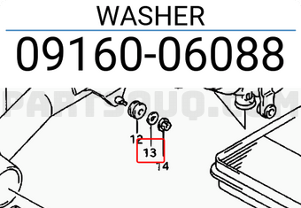 Suzuki 0916006088 WASHER