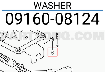 Suzuki 0916008124 WASHER