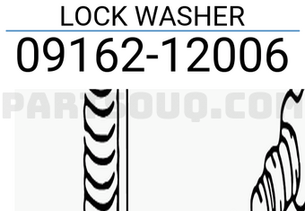 Suzuki 0916212006 LOCK WASHER