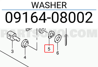 Suzuki 0916408002 WASHER