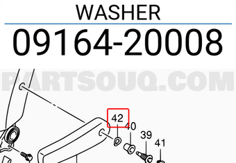 Suzuki 0916420008 WASHER