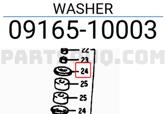 Suzuki 0916510003 WASHER