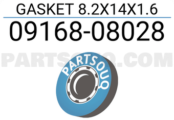 Suzuki 0916808028 GASKET 8.2X14X1.6