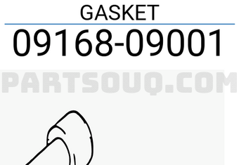 Suzuki 0916809001 GASKET