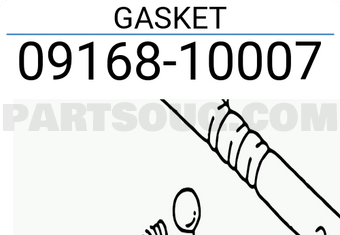 Suzuki 0916810007 GASKET