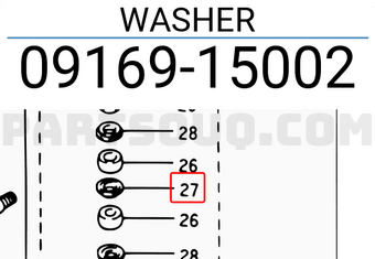 Suzuki 0916915002 WASHER