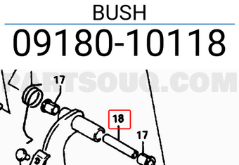 Suzuki 0918010118 BUSH