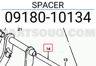 Suzuki 0918010134 SPACER