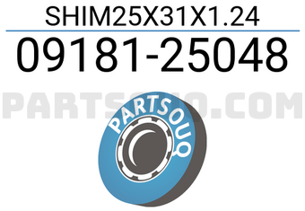 Suzuki 0918125048 SHIM25X31X1.24