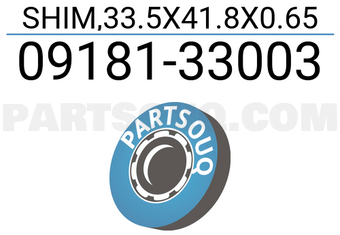 Suzuki 0918133003 SHIM,33.5X41.8X0.65