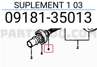 Suzuki 0918135013 SUPLEMENT 1 03