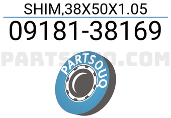 Suzuki 0918138169 SHIM,38X50X1.05