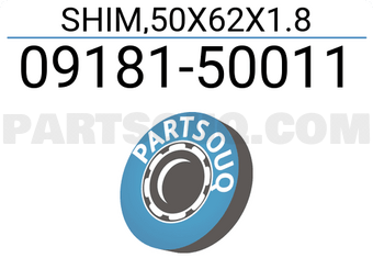 Suzuki 0918150011 SHIM,50X62X1.8