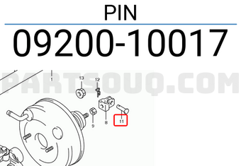 Suzuki 0920010017 PIN