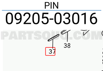Suzuki 0920503016 PIN