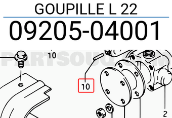 Suzuki 0920504001 GOUPILLE L 22