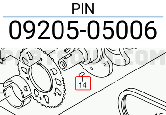 Suzuki 0920505006 PIN