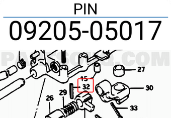 Suzuki 0920505017 PIN