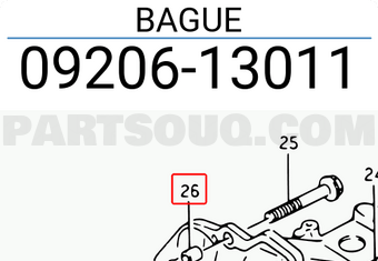 Suzuki 0920613011 BAGUE