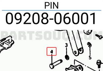 Suzuki 0920806001 PIN