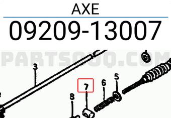 Suzuki 0920913007 AXE