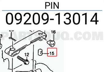 Suzuki 0920913014 PIN