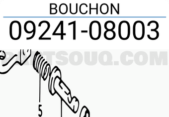 Suzuki 0924108003 BOUCHON
