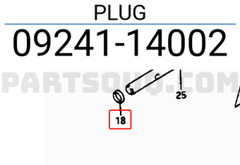 Suzuki 0924114002 PLUG