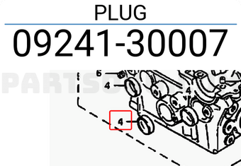 Suzuki 0924130007 PLUG