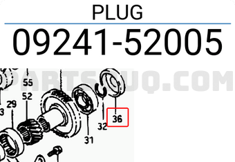 Suzuki 0924152005 PLUG