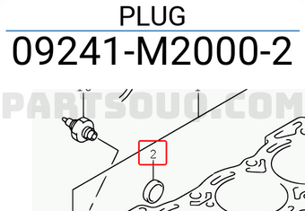 Suzuki 09241M20002 PLUG