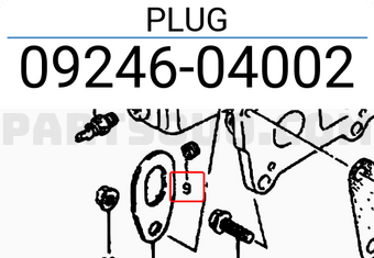Suzuki 0924604002 PLUG