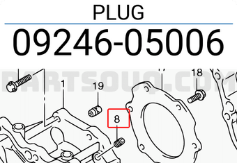 Suzuki 0924605006 PLUG